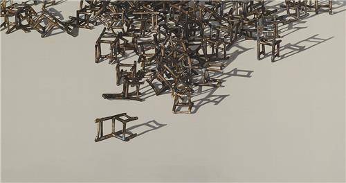 지석철, 예사롭지 않은 날, 캔버스에 오일, 49X92cm, 2017 [소피스갤러리 제공=연합뉴스]