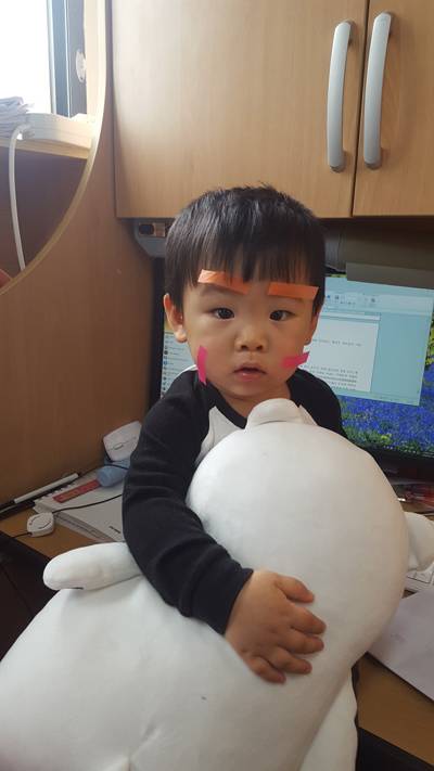 애착이 생긴 아기 ⓒ박현진