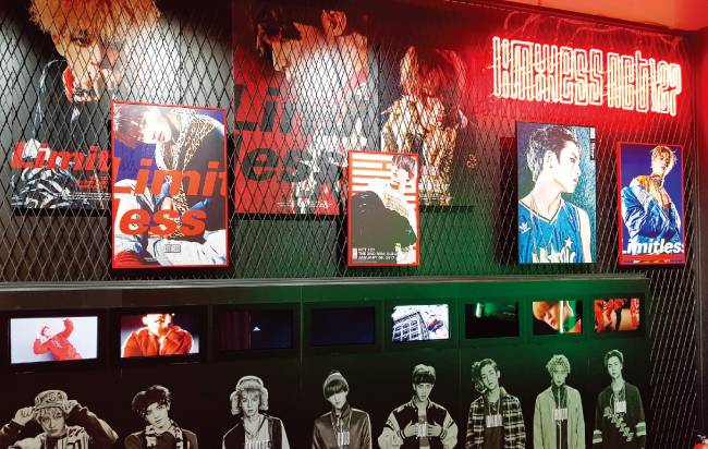 SM의 막내 그룹 NCT 127의 활동을 살펴볼 수 있는 공간이다. [구희언 기자]