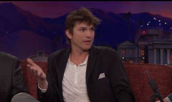 애쉬튼 커쳐 '코난 오브라이언' TV쇼 / 사진=TBS 방송화면 캡처