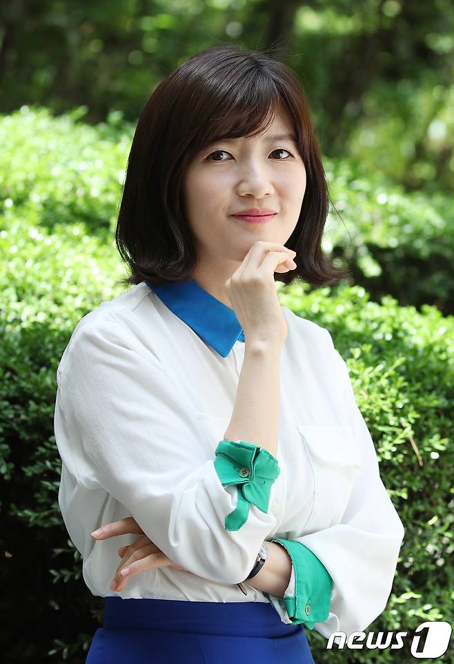 JTBC 드라마 '밥 잘 사주는 예쁜 누나'에서 서경선 역으로 활약한 배우 장소연이 24일 서울 종로구 뉴스1 사옥에서 인터뷰를 갖고 있다. 2018.5.24/뉴스1 © News1 박지혜 기자