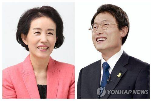 박선영 서울시교육감 후보(왼쪽)와 조희연 후보(오른쪽) [각 후보 제공=연합뉴스]