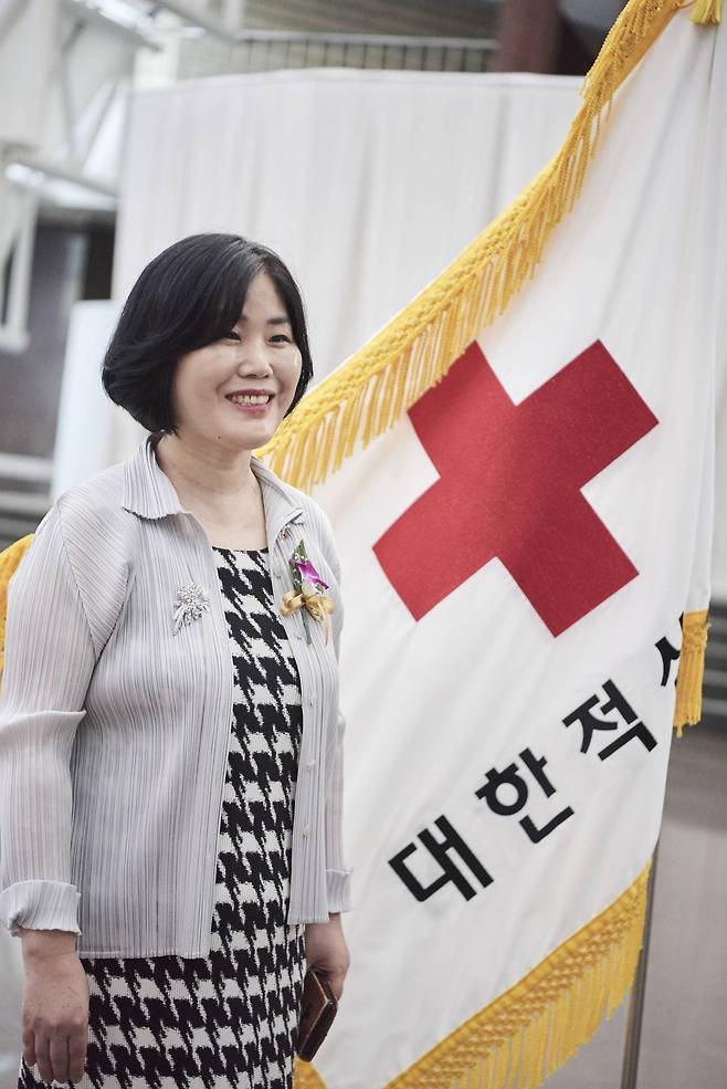 14일 헌혈자의 날을 맞아 중앙일보와 인터뷰한 김명한 대한적십자사 혈액관리본부장. [사진 대한적십자사]