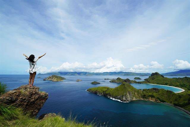 린차 섬의 ‘인증샷’ 포인트.