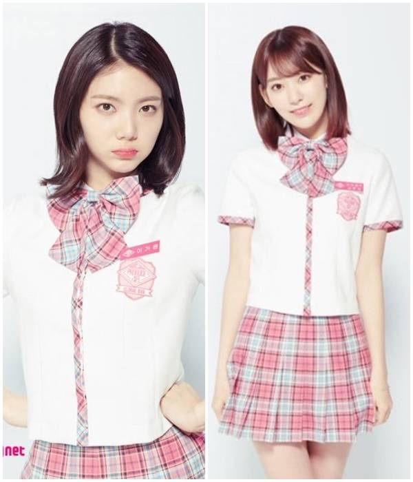 이가은 미야와키 사쿠라. 사진｜Mnet 제공