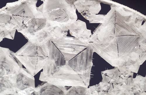 소금 결정의 모습. - NASA 제공