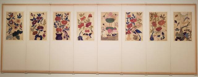 화조도 8첩 병풍, 19세기 말~20세기 초.