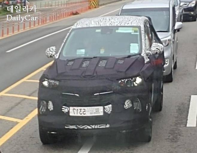 쉐보레 트랙스 후속 9BUX(제공: 데일리카 독자 김석영 님)