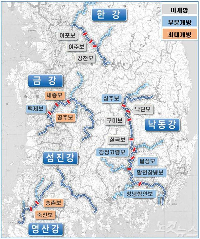 4대강 보 현황
