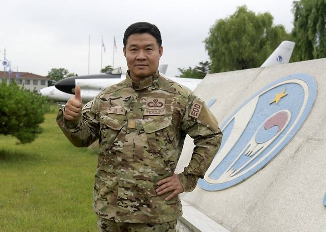 공군제10전투비행단 폭발물처리반장 차재명 준위