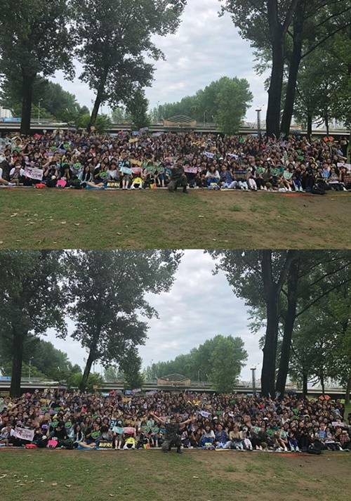 슈퍼주니어 려욱, 오늘(10일) 제대 사진=이특 인스타그램