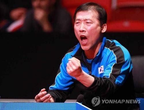 김택수 한국 남자탁구 대표팀 감독 [연합뉴스 자료 사진]