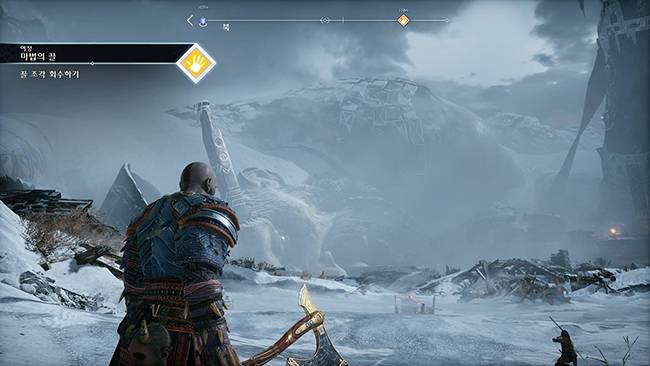 차갑고 광활한 북유럽 신화의 무대는 현 세대 게임기의 그래픽 기능을 자랑스럽게 활용하는 게임 속에서 빛나는 매력을 뿜는 공간으로 재현된다.