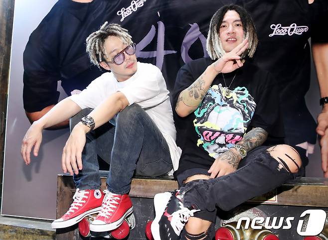 2018.7.25.서울 홍대 하하김종국의 401. 레게 강 같은 평화 하하, 스컬(오른쪽) 인터뷰. © News1 권현진 기자