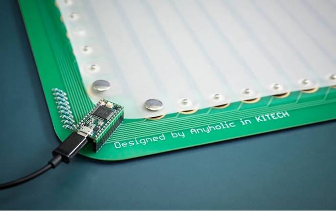 생기원 연구팀이 개발한 섬유형 압력 센서