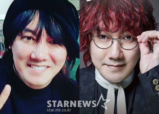 지난해 가을 김장훈의 모습과 현재의 김장훈