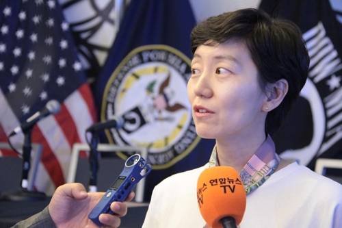한국전쟁 참전미군의 유해감식 이끄는 진주현 박사 (워싱턴=연합뉴스) 이준서 특파원 = 한국전쟁 참전미군의 유해감식을 책임진 미 국방부 전쟁포로·실종자 확인국(DPAA) 소속 제니 진(39·한국명 진주현) 박사가 8일(현지시간) 워싱턴DC에서 연합뉴스·연합뉴스TV와 인터뷰를 하고 있다. 2018.8.9 jun@yna.co.k
