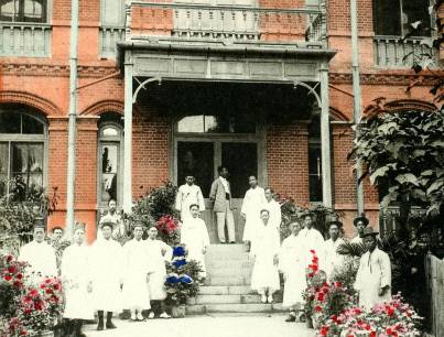 1909년 보에르가 발행한 손탁호텔 사진엽서. 경향신문 자료사진