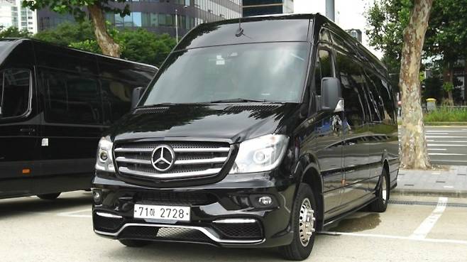 사진 - 벤츠 스프린터 앞모습