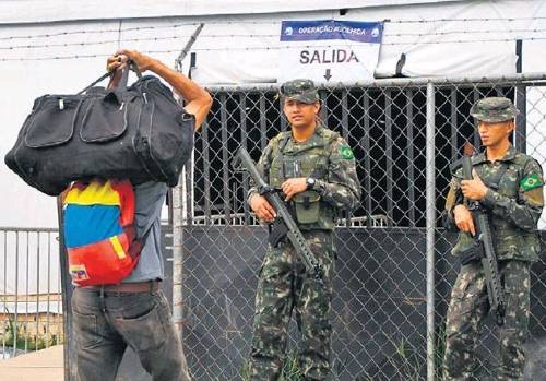 귀국길에 오른 베네수엘라 난민 [브라질 일간지 에스타두 지 상파울루]