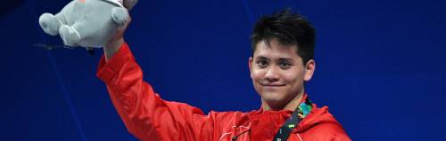 싱가포르에 두 개의 금메달을 안겨준 조셉 스쿨링. 출처 | 아시안게임 홈페이지