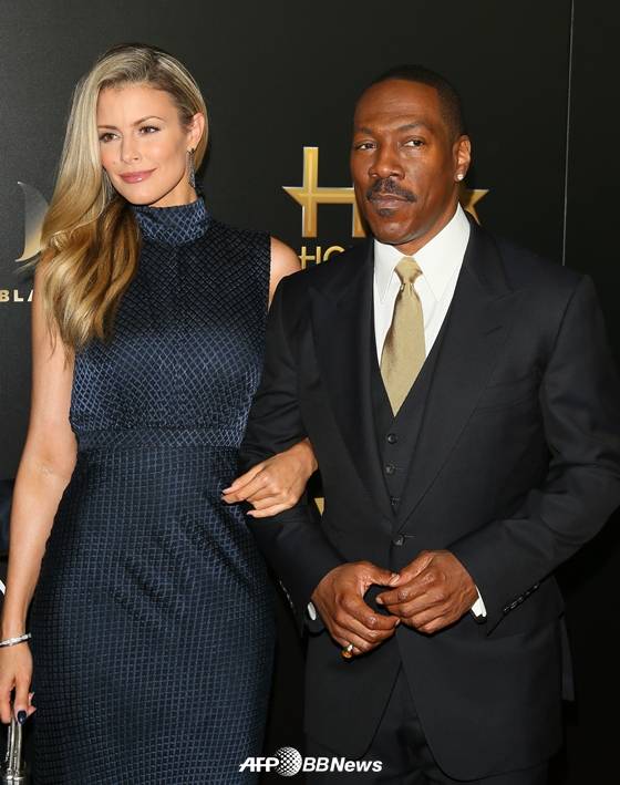 에디 머피와 페이지 버처 /AFPBBNews=뉴스1