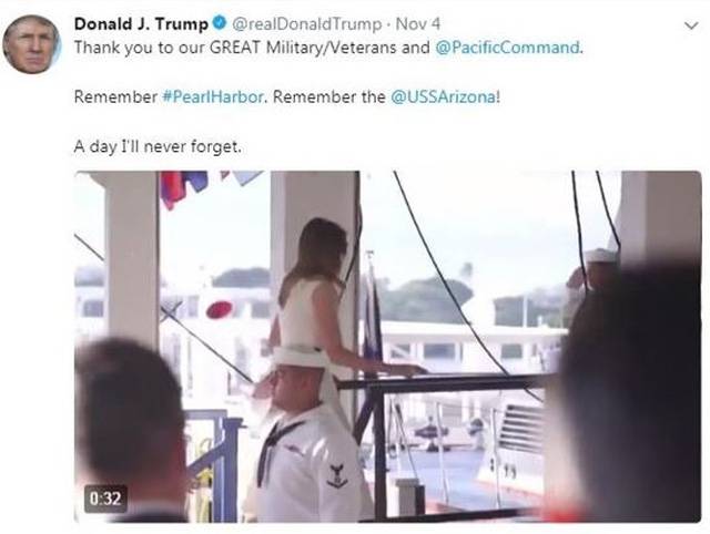 11월 4일, 트럼프 미국 대통령 트윗 “진주만을 기억하라”