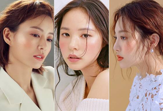 배우 정유미, 민효린, 그룹 걸스데이 유라/사진제공=로라 메르시에, 엘르, 싱글즈