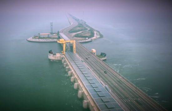 시화호 조력발전소의 모습. [사진=유튜브 화면캡처]