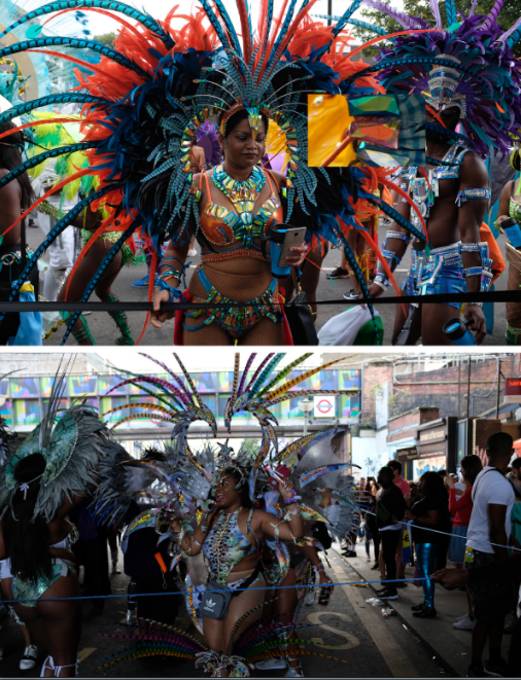 ISO 200에서 촬영한 사진. 상단은 조리개값 F5.6, 하단은 2.8이다. 상단 사진에서 여성의 왼쪽편 장식을 200% 확대한 부분을 붙여뒀다. 색감이나 선예도가 뛰어나다. /김범수 기자