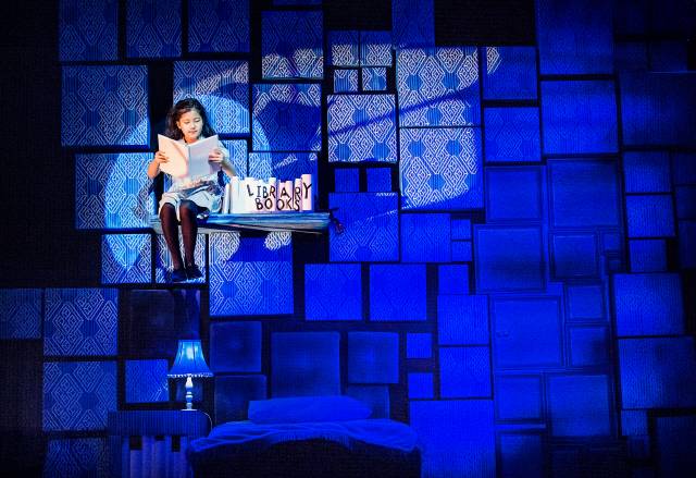 뮤지컬 ‘마틸다’의 한 장면. 마틸다 역의 황예영.