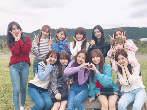/ 사진=아이즈원 공식 인스타그램