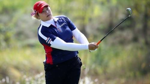 싱글매치에서 세계랭킹 1위 박성현을 2&1으로 누른 태국의 에리야 주타누간. [사진=LPGA]
