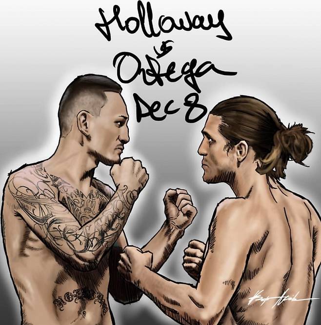 ▲ 맥스 할로웨이와 브라이언 오르테가는 오는 12월 9일 UFC 231에서 맞대결한다.