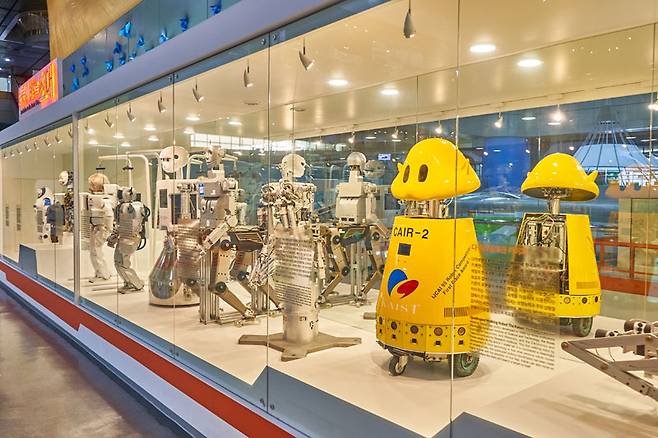 대전 과학 엑스포의 마스코트였던 꿈돌이. 이제는 로봇의 모습으로 재탄생했다