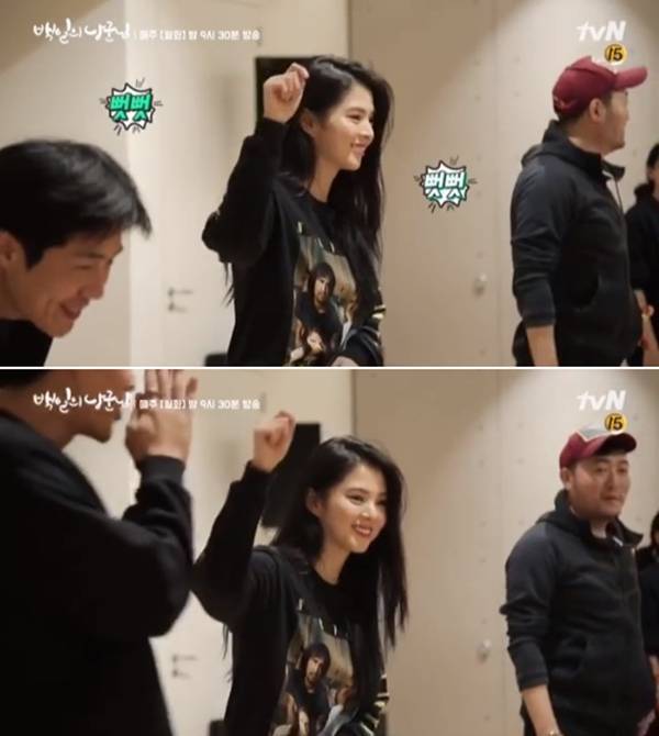 배우 한소희.사진=네이버TV, tvN '백일의 낭군님'