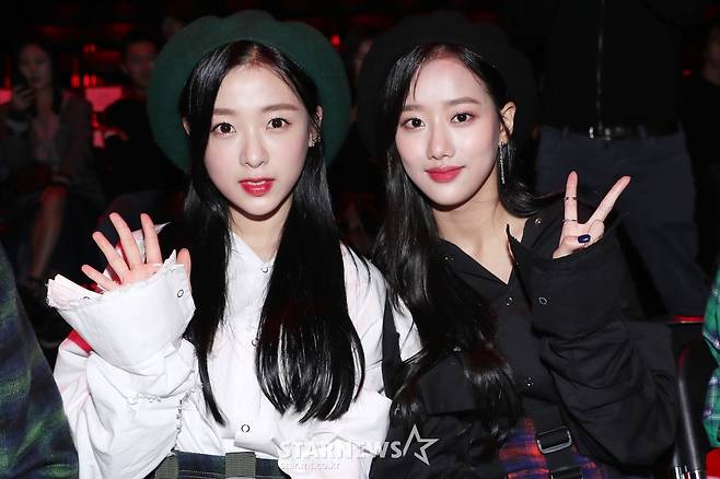 [★포토]진솔-나은, '소녀들의 패션쇼 나들이'
