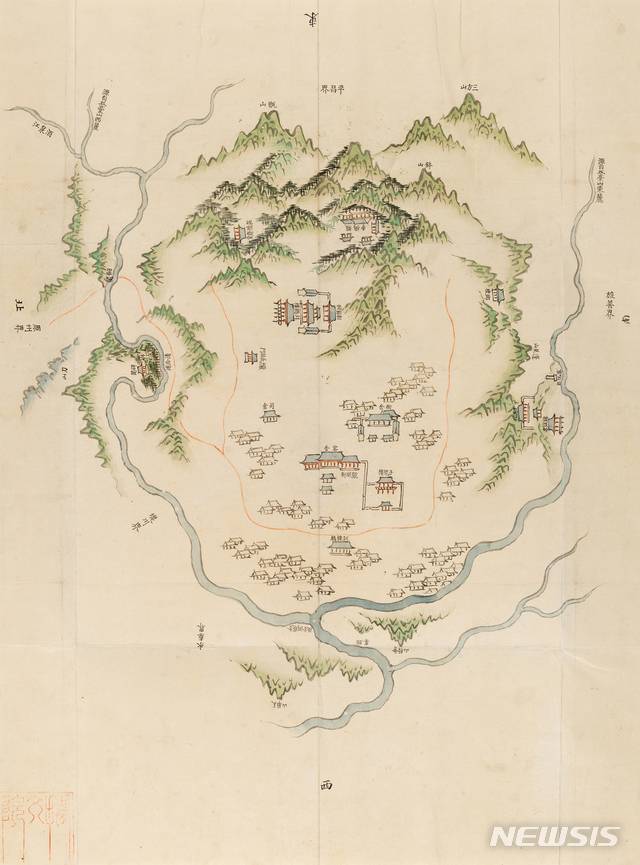 자규루도(子規樓圖), 18세기 후반, 한국학중앙연구원 장서각