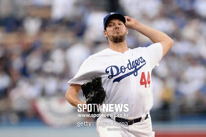 ▲ 다저스의 월드시리즈 4차전 선발투수 리치 힐.