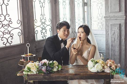 개그맨 유상무와 작곡가 김연지 /사진=라망스튜디오