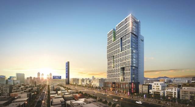 평택고덕 코아루 더블루시티 투시도,(사진=한국토지신탁)