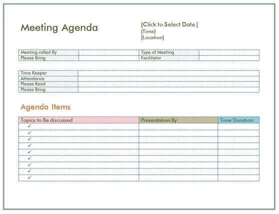 아젠다는 전체 계획이나 일정을, 그 아젠다는 구성하는 각각의 일정이나 구체적인 계획은 아젠다 아이템이라고 쓴다. 사진에서도 모임 계획 전체를 아젠다로, 모임에서 토의할 각각의 내용은 아젠다 아이템으로 표기했다. [구글 캡처]