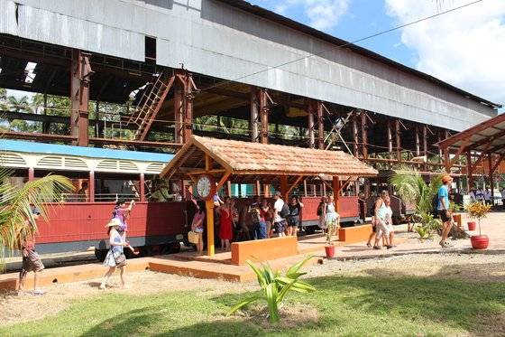 뜨리니다드에서 옛 사탕수수 농장을 다녀오는 기차. [사진 김춘애]