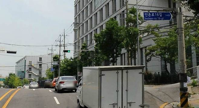 서울 성북구에 있는 인촌로의 모습. 다음 로드뷰 갈무리.