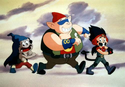 지난 2001~2002년 방송된 한국 애니메이션 '날아라 슈퍼보드' 5기 영상화면. 이전 시리즈 영상화면은 구할 수 없었다. KBS 제공.