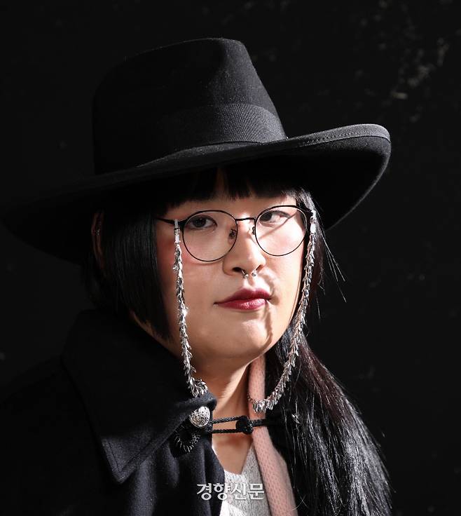 ‘트랜스해방전선’ 소속의 류세아씨(가명·27). 김영민 기자