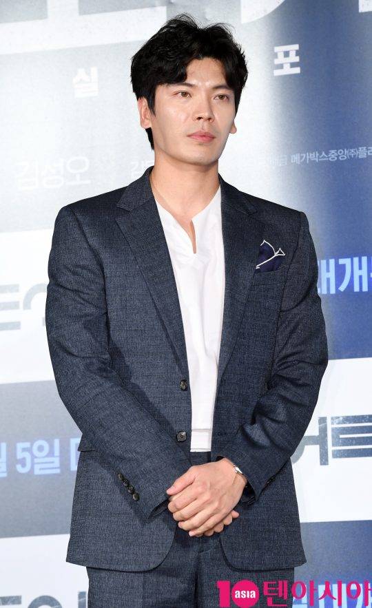 ‘도어락’에서 강력계 이형사를 연기한 배우 김성오. /조준원 기자 wizard333@