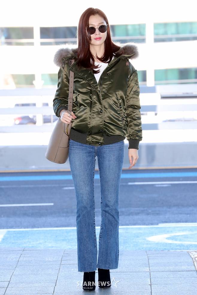 [★포토]서지혜 '항공점퍼 공항패션'