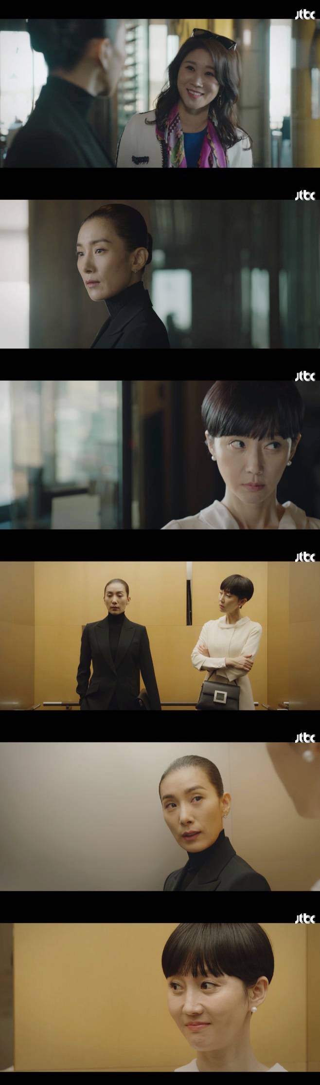 스카이캐슬 염정아 앞 숨겨둔 딸 케이 언급에 당황한 김서형