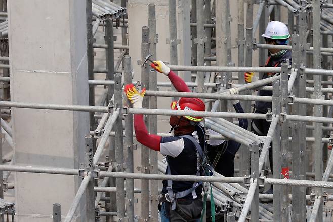 서울 시내 한 건설현장. /사진=뉴스1 DB